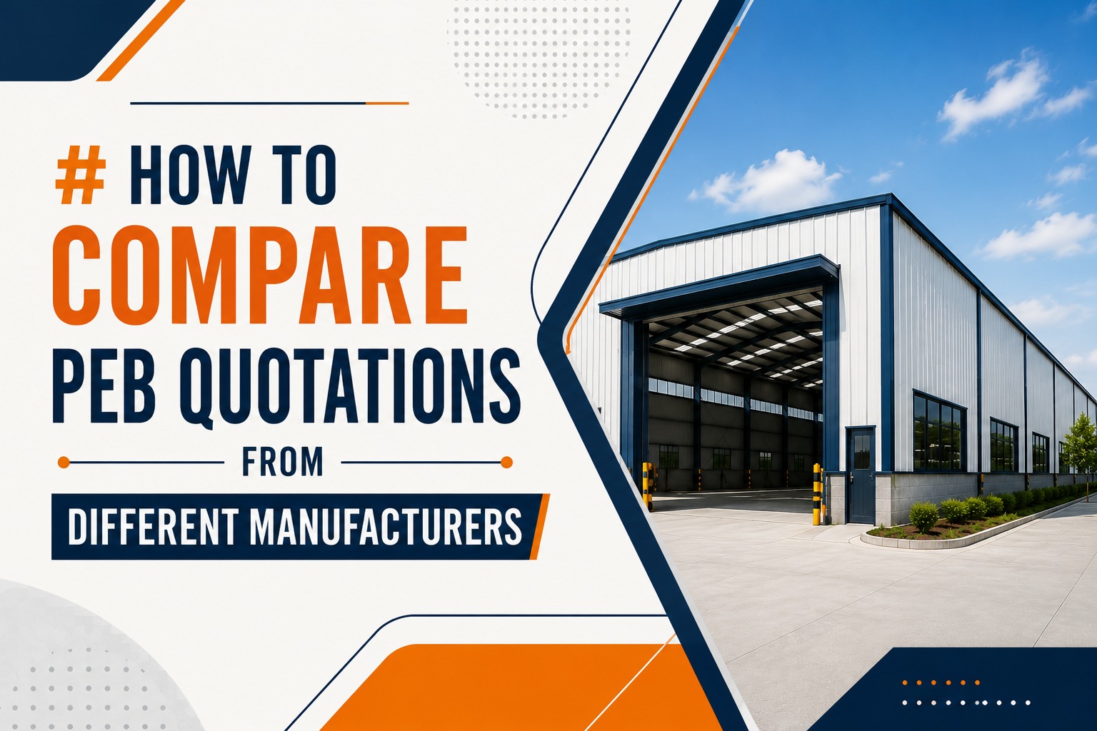 How to Compare PEB Quotations From Different Manufacturers